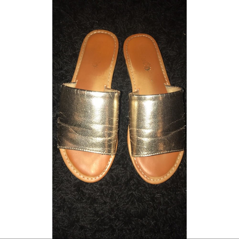 Gold Sandals